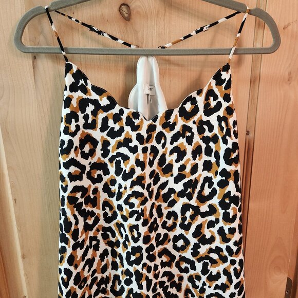 J Crew halter leopard cheetah print shell top 6 - Picture 1 of 3
